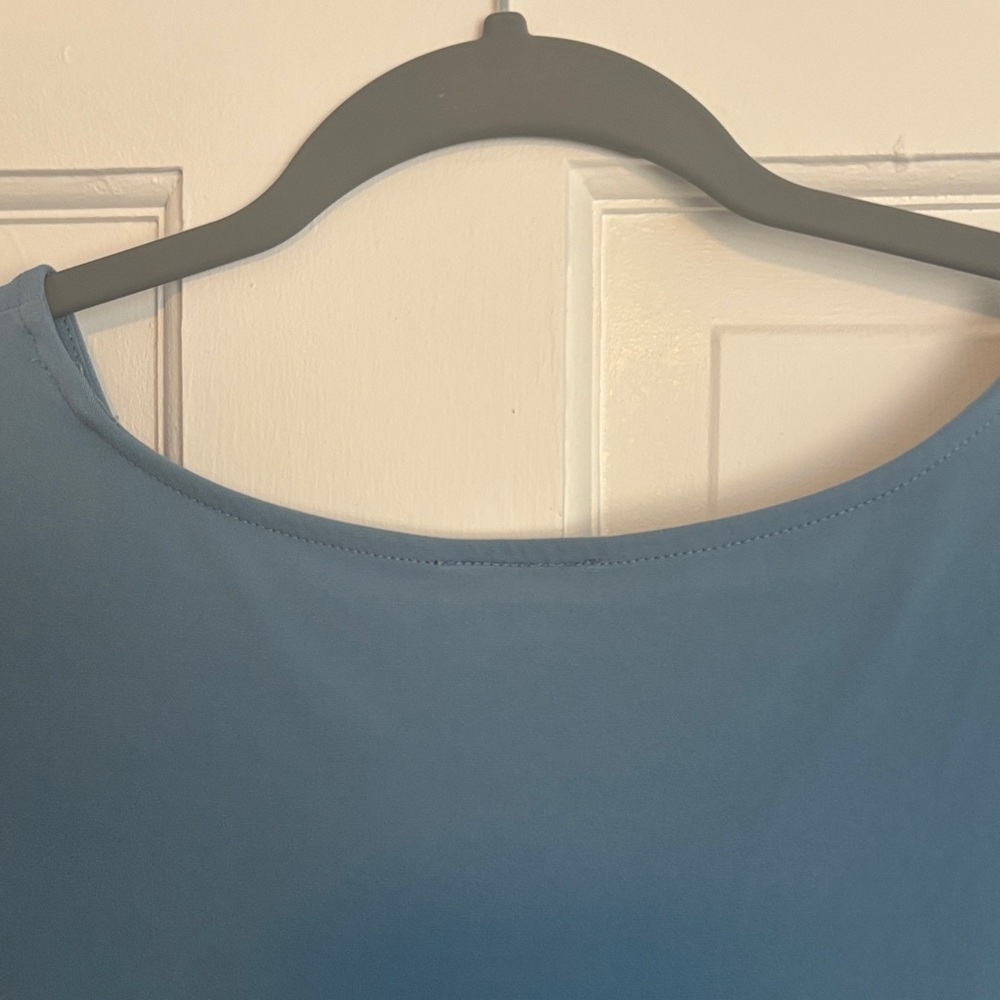 Ann Taylor Teal Midi Dress - Picture 4 of 5